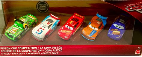 Disney Pixar Cars 3 Piston Cup Competition Exclusive 5-Pack (Includes 2 ...