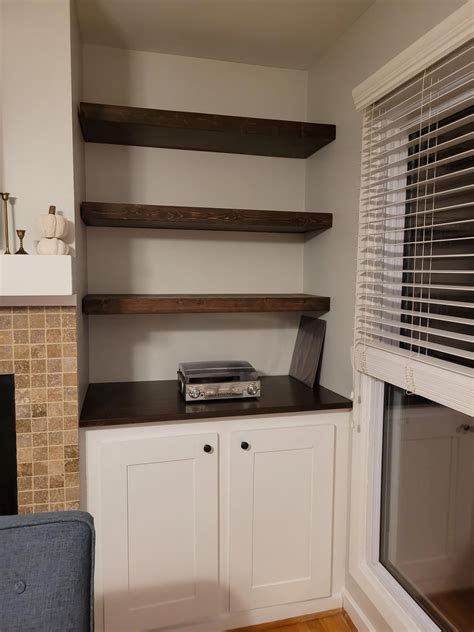 Built-in Floating Shelves | Ana White