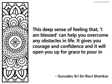 This deep sense of feeling that, 'I am... Inspirational Quote by ...