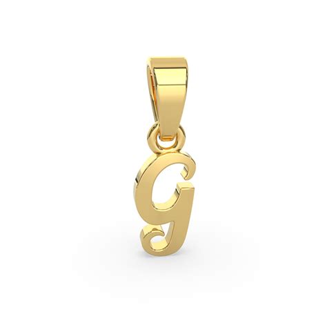 Alphabet G Gold Charm – Prash Fine Jewellery