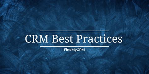 CRM Best Practices Examples 的图像结果