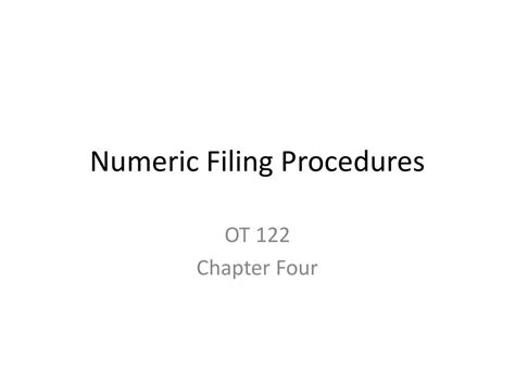 Image result for Numeric Filing System