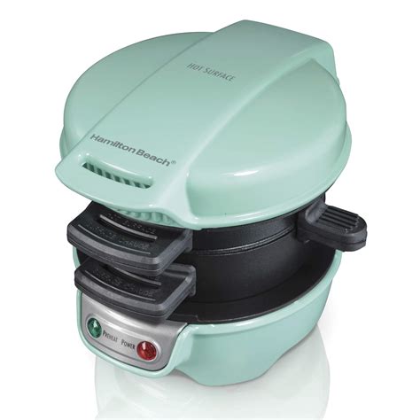 Amazon.com: Hamilton Beach Breakfast Sandwich Maker with Egg Cooker ...