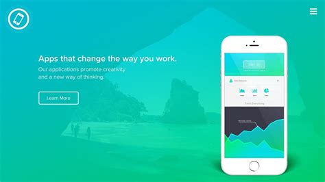 简洁App网站界面设计 | MobileUI莫贝网