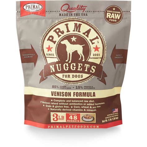 Primal Venison Formula Frozen Raw Dog Food - OK Feed & Pet Supply