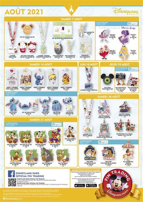 Disneyland Paris August 2021 Pin Releases - Disney Pins Blog
