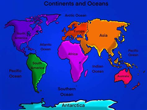 Image result for Continents Map