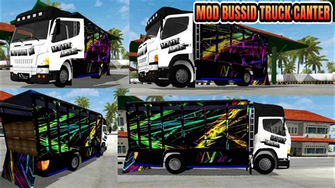 MOD BUSSID TRUCK CANTER ||| BUSSID V2.9 - YouTube