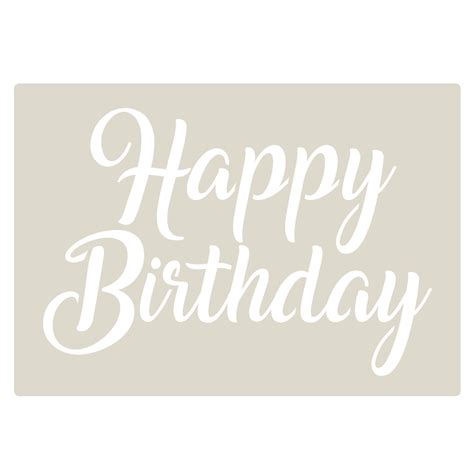 Buy Happy Birthday Cake Decorating Stencil Online at desertcartINDIA