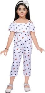 STYLED FASHION Polka Print Girls Jumpsuit - Buy STYLED FASHION Polka ...