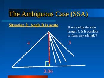 Image result for Ambiguous Case Triangle