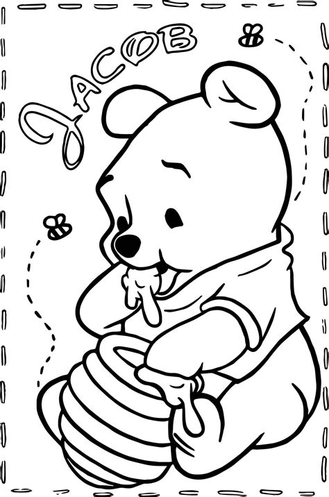 Pooh Bear Coloring Pages
