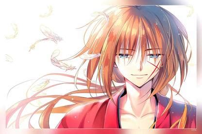 Anime Rurouni Kenshin Kenshin Himura Matte Finish Poster Paper Print ...