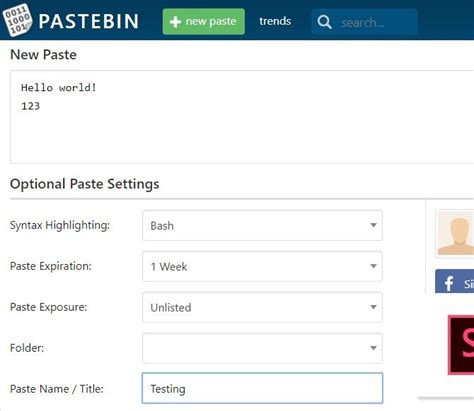 Image result for Pastebin.com Text Sharing