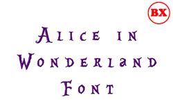 Alice In Wonderland Font Embrilliance by Easy Embroidery on ...