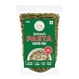 SENSEFUL Spinach Penne Pasta - Gluten-Free, With 15% Spinach, Source of ...