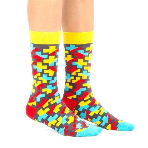 Mid-Calf Sock // Prism // Pack of 3 (Size: 6-9) - Ballonet - Touch of ...