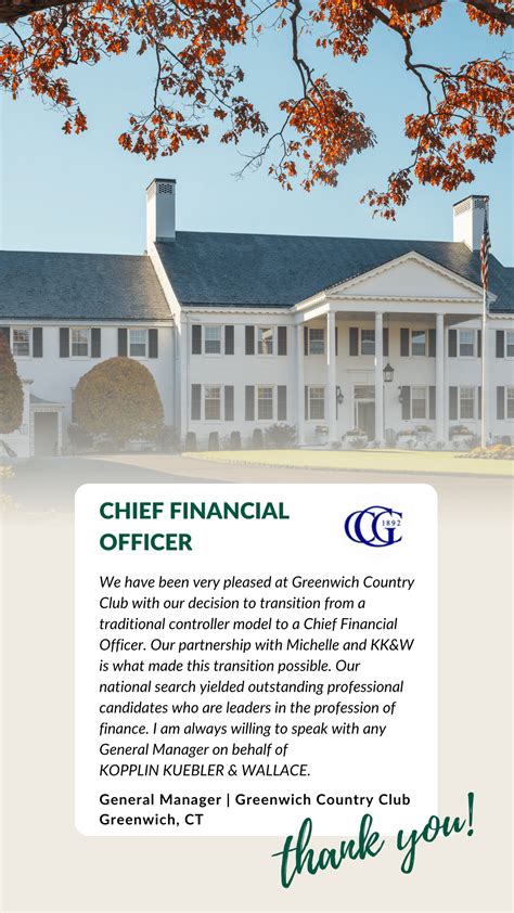 Testimonial by Greenwich Country Club | KOPPLIN KUEBLER & WALLACE