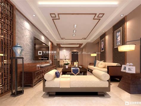 155平米现代三居室客厅背景墙装修设计效果图_别墅设计图
