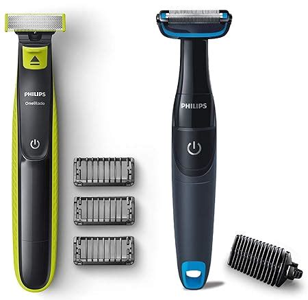 Philips QP2525/10 OneBlade Hybrid Trimmer and Shaver with 3 Trimming ...