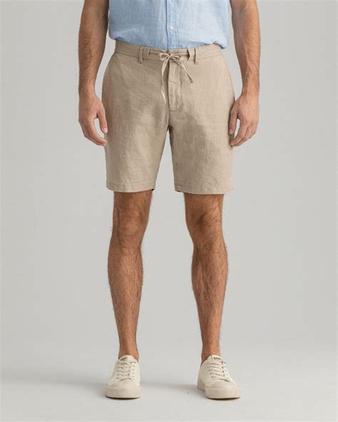 mens linen shorts