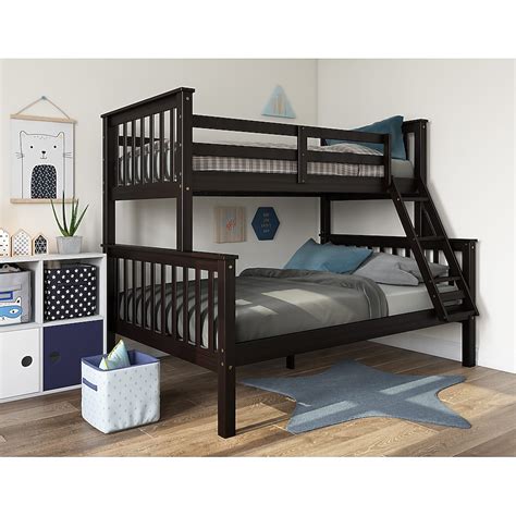Palace Imports Java Twin Over Full Bunk Bed in the Bunk Beds department ...