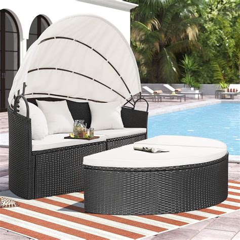 Homall Patio Outdoor Daybed with Retractable Canopy, India | Ubuy