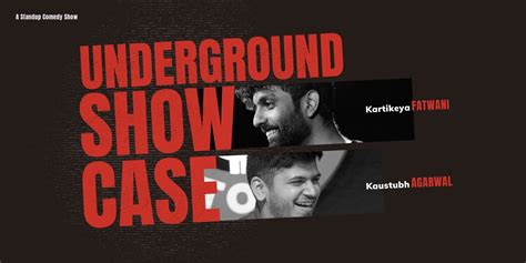 The Underground Showcase comedy-shows Event Tickets Bengaluru - BookMyShow