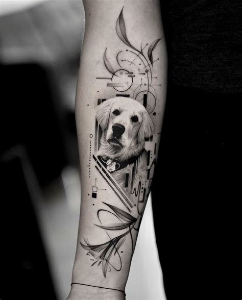 Dog Tattoo Abstract