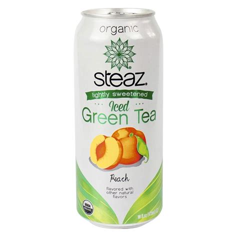 Steaz Peach Iced Tea, 473ml : Amazon.in: Grocery & Gourmet Foods