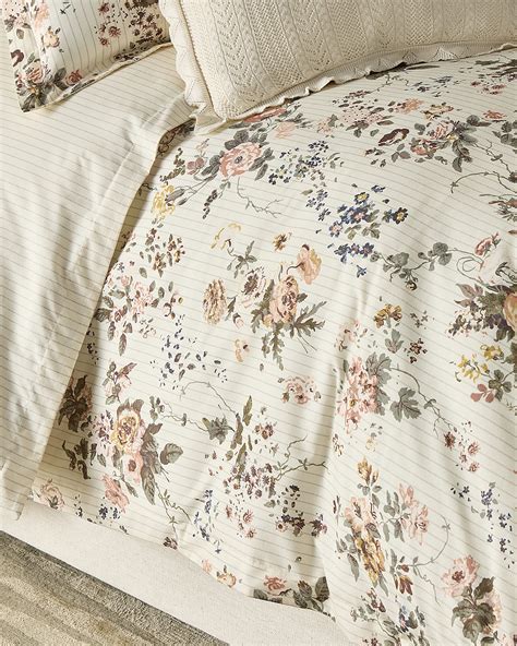 Ralph Lauren Home Organic Cotton Bethany Jacquard Duvet Cover , KING ...