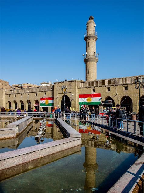 Imam call to pray in Erbil dawn citadel