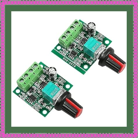 2Pack PWM Speed Controller Adjustable Driver Switch Low Voltage DC ...
