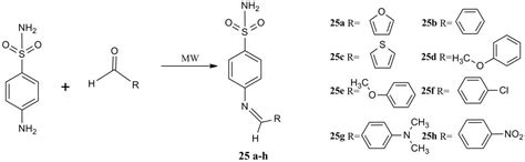 Scheme 20: Synthesis of 4-amino benzene sulphonamide Schiff base ...
