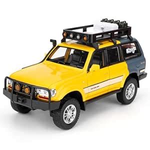 WAKAKAC Toy Car Compatible for 1:24 Land Cruiser LC80 Model Car, Pull ...