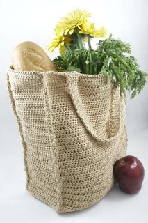 Ravelry: Paperless Grocery Bag pattern by Joan Barnett