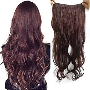 Remeehi Wavy Halo Hair Extensions Real Human Hair Hidden Crown Halo ...