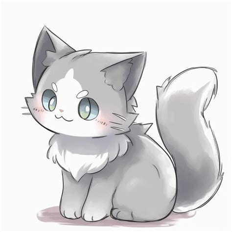 Boutique de RBonville | Redbubble | Cute anime cat, Kitten drawing ...
