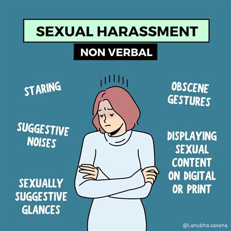 Anubha Saxena | Sexual harassment comes in many forms—verbal, non ...