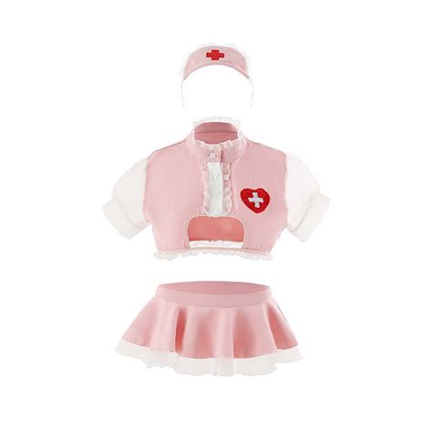 Winnie Nurse Cosplay Lingerie Set with Stockings – Sinderella