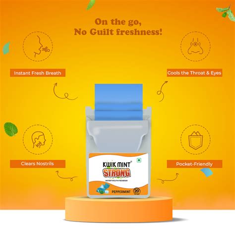 Buy Kwik Mint Mouth Freshener Strips Online – Premium Strong