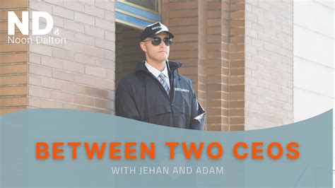 Between Two CEOs With Jehan Noon and Adam Johnson - YouTube