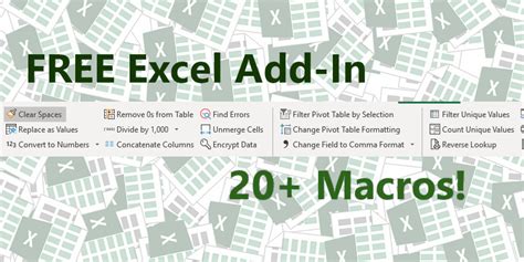 Image result for Free Excel Add-In