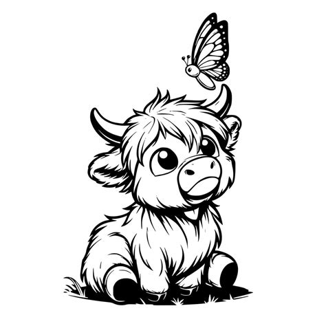 Highland cow svg png free download 2 – Artofit