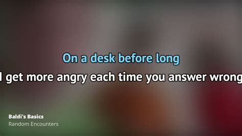 Image result for Baldi Basics Random Encounters