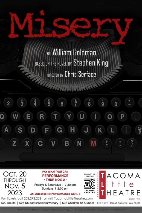 MISERY — Tacoma Little Theatre