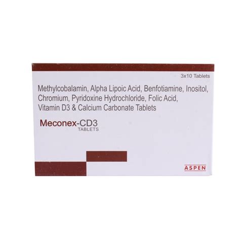 Meconex CD3 Tablet 10's Price, Uses, Side Effects, Composition - Apollo ...