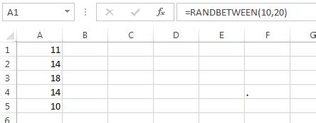 Image result for Excel Random Number Generation