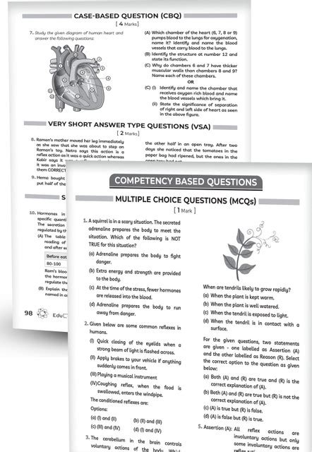 Educart NCERT Exemplar Class 10 Science 2026 Problems Solutions (For ...