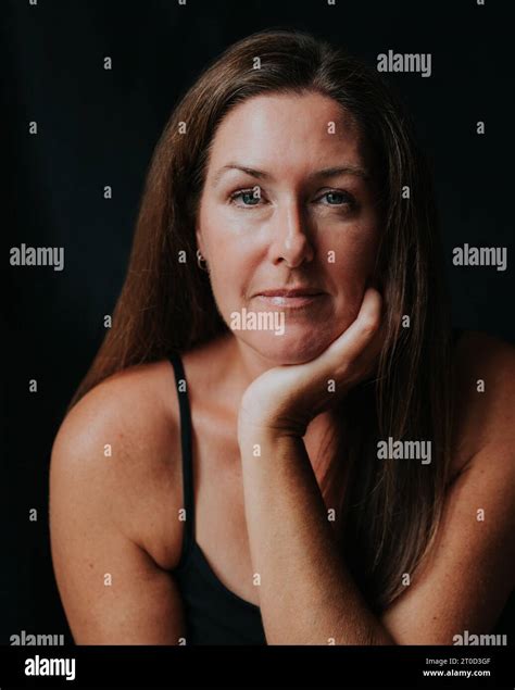 Beautiful 45 year old woman hi-res stock photography and images - Alamy